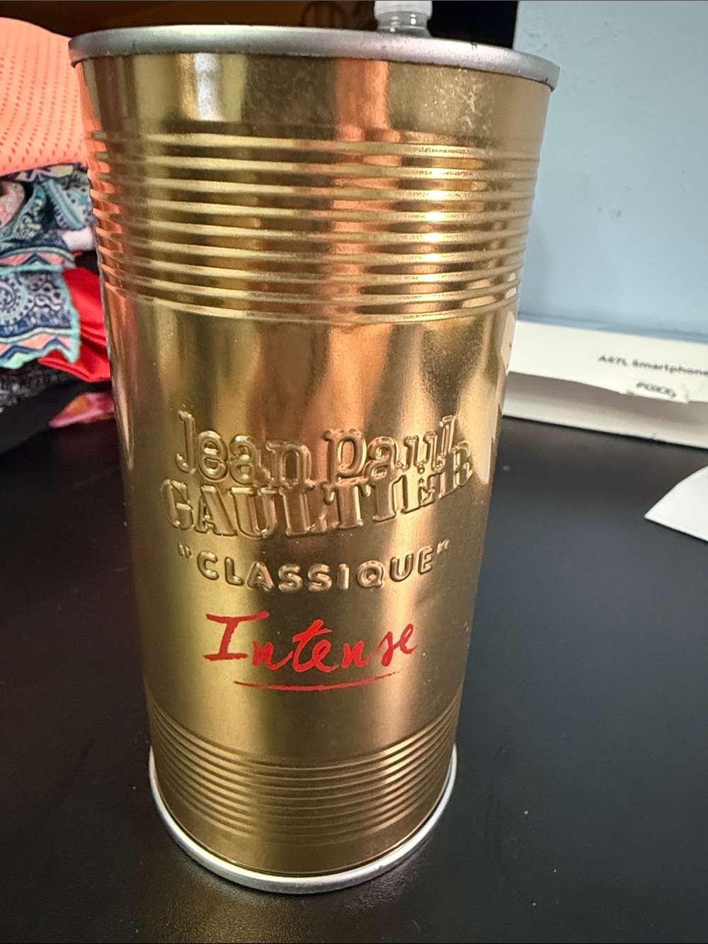 Jean Paul Gaultier Classique Intense Gold and Red Canister